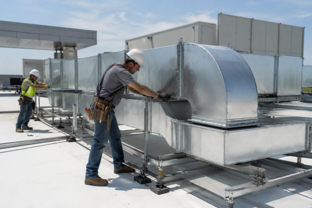 Commercial Sheet Metal Installation